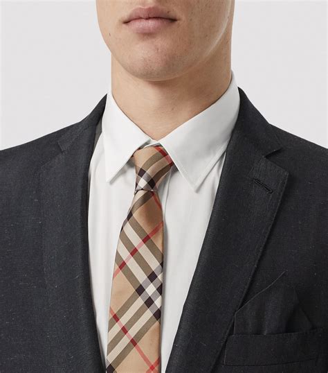 burberry london check tie|Check Silk Tie in Midnight .